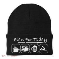 Plan For Today Coffee Boat Beer Sex For Boater Boat Beanie thumb 0