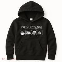 Plan For Today Coffee Boat Beer Sex For Boater Boat Kids Hoodie thumb 0