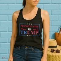 Pennsylvania For Trump Pro Vote Republican 2024 Women's Tank Top thumb 2