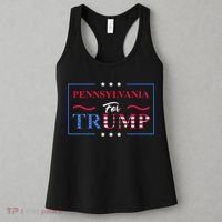 Pennsylvania For Trump Pro Vote Republican 2024 Women's Tank Top thumb 3