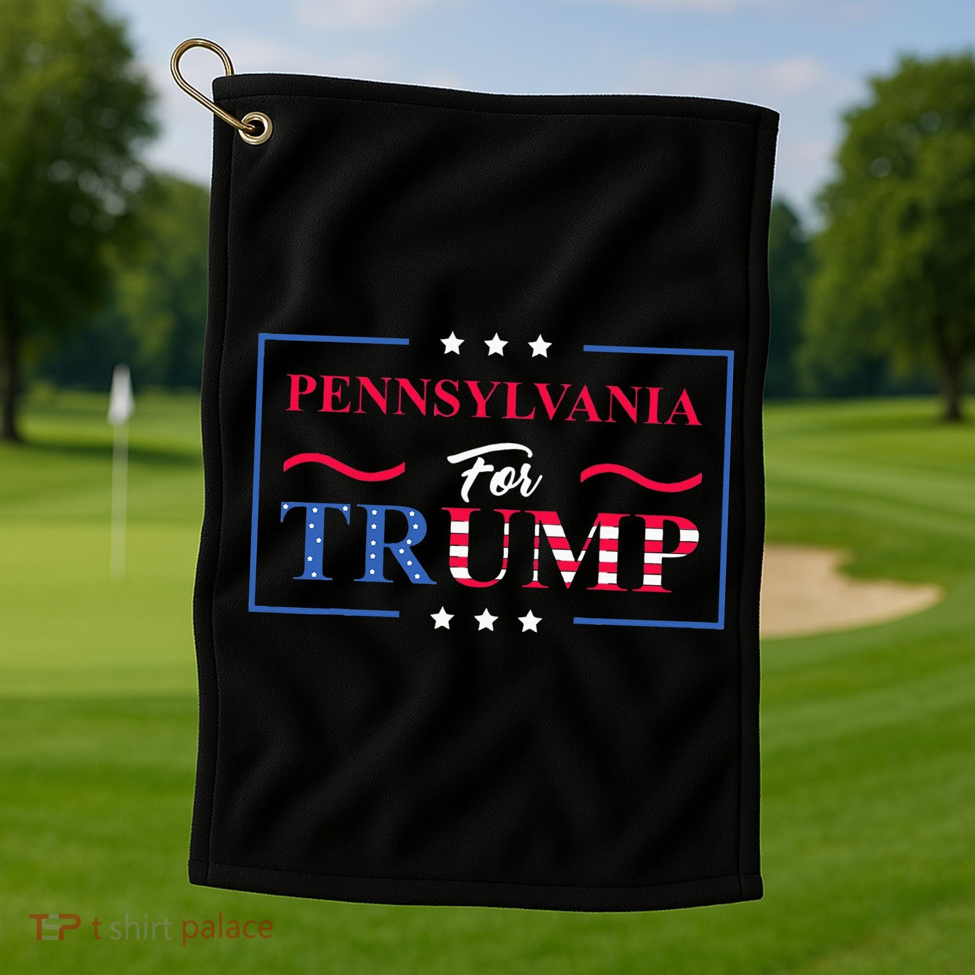 Pennsylvania For Trump Pro Vote Republican 2024 Golf Towel