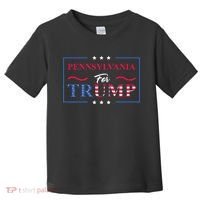 Pennsylvania For Trump Pro Vote Republican 2024 Toddler T-Shirt thumb 0