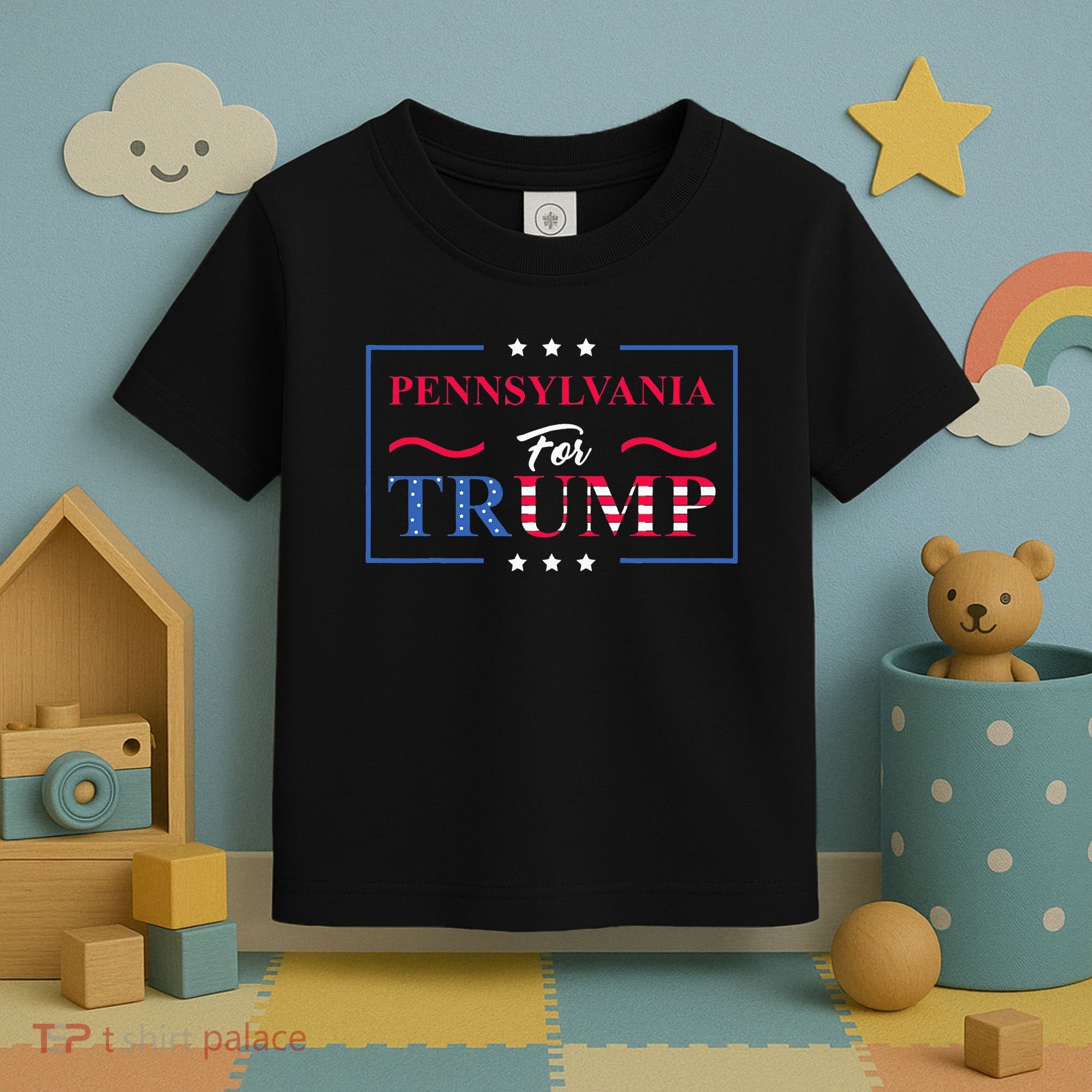 Pennsylvania For Trump Pro Vote Republican 2024 Toddler T-Shirt