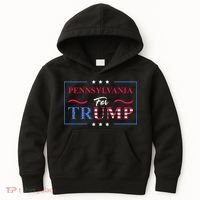 Pennsylvania For Trump Pro Vote Republican 2024 Kids Hoodie thumb 0
