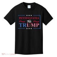 Pennsylvania For Trump Pro Vote Republican 2024 Kids T-Shirt thumb 0