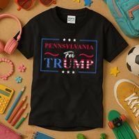 Pennsylvania For Trump Pro Vote Republican 2024 Kids T-Shirt thumb 3