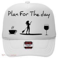 Plan For The Day Coffee Paddleboard Wine Paddle Board Hat thumb 0
