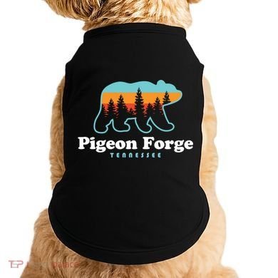Pigeon Forge Tn Bear Great Smoky Mountains Cool Gift Doggie Tank
