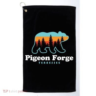 Pigeon Forge Tn Bear Great Smoky Mountains Cool Gift Golf Towel