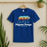 Pigeon Forge Tn Bear Great Smoky Mountains Cool Gift T-Shirt thumb 2