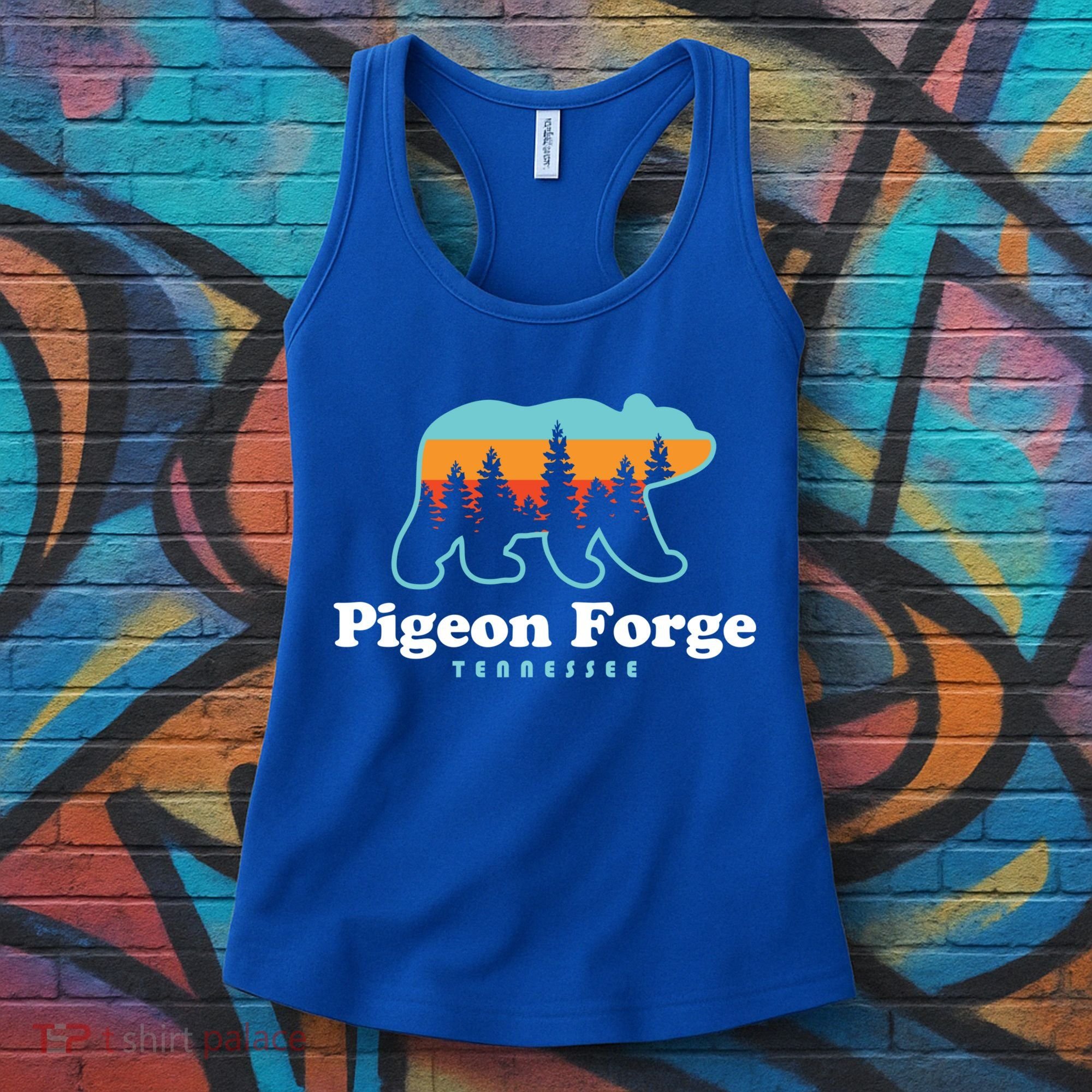 Pigeon Forge Tn Bear Great Smoky Mountains Cool Gift Women's Tank Top