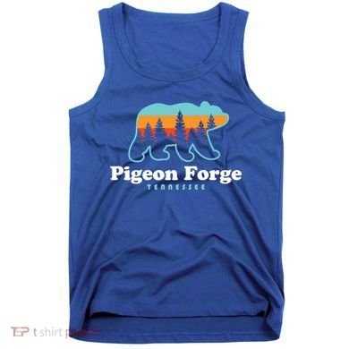 Pigeon Forge Tn Bear Great Smoky Mountains Cool Gift Tank Top