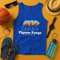 Pigeon Forge Tn Bear Great Smoky Mountains Cool Gift Tank Top thumb 4