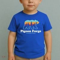 Pigeon Forge Tn Bear Great Smoky Mountains Cool Gift Toddler T-Shirt thumb 2