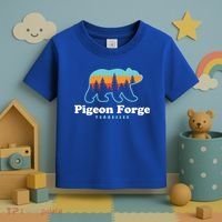 Pigeon Forge Tn Bear Great Smoky Mountains Cool Gift Toddler T-Shirt thumb 3