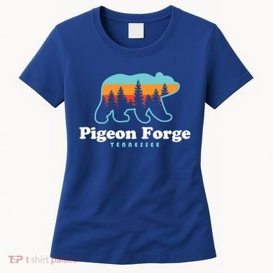 Pigeon Forge Tn Bear Great Smoky Mountains Cool Gift Women's T-Shirt