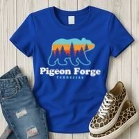 Pigeon Forge Tn Bear Great Smoky Mountains Cool Gift Women's T-Shirt thumb 3