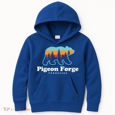 Pigeon Forge Tn Bear Great Smoky Mountains Cool Gift Kids Hoodie