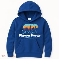 Pigeon Forge Tn Bear Great Smoky Mountains Cool Gift Kids Hoodie thumb 0