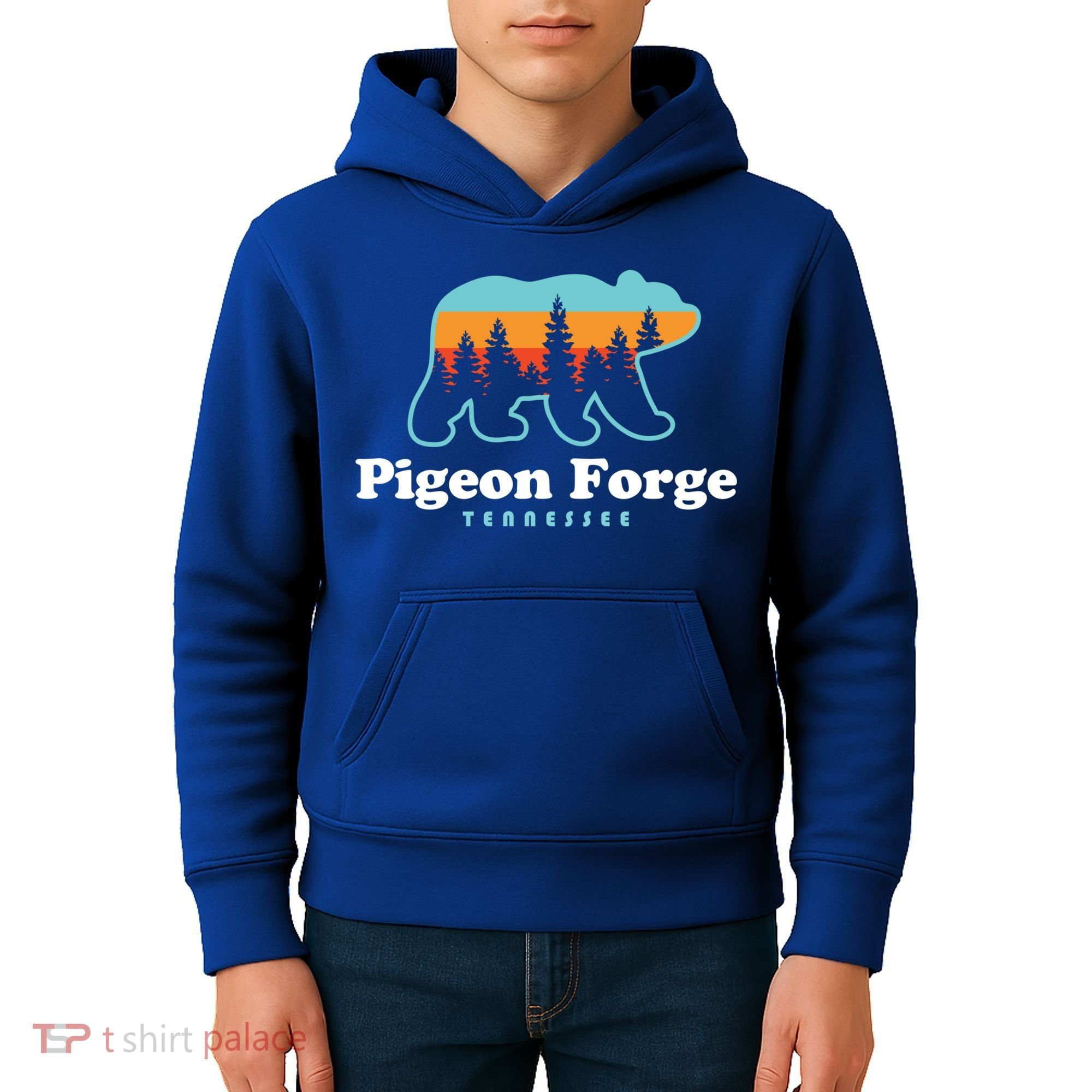 Pigeon Forge Tn Bear Great Smoky Mountains Cool Gift Kids Hoodie