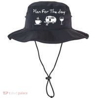 Plan For The Day Coffee Camping Wine Bucket Hat thumb 0