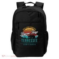 Pigeon Forge Tennessee Great Smoky Mountains Bear Retro Sun Meaningful Gift Backpack thumb 0