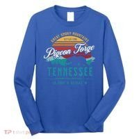Pigeon Forge Tennessee Great Smoky Mountains Bear Retro Sun Meaningful Gift Long Sleeve Shirt thumb 0
