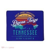 Pigeon Forge Tennessee Great Smoky Mountains Bear Retro Sun Meaningful Gift Mousepad thumb 0