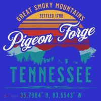 Pigeon Forge Tennessee Great Smoky Mountains Bear Retro Sun Meaningful Gift Women's Tank Top thumb 5