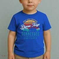 Pigeon Forge Tennessee Great Smoky Mountains Bear Retro Sun Meaningful Gift Toddler T-Shirt thumb 2