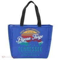 Pigeon Forge Tennessee Great Smoky Mountains Bear Retro Sun Meaningful Gift Tote Bag thumb 0