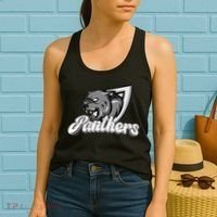 Panthers Fan Team Supporter Sports Animal Wildlife Lover Women's Tank Top thumb 2