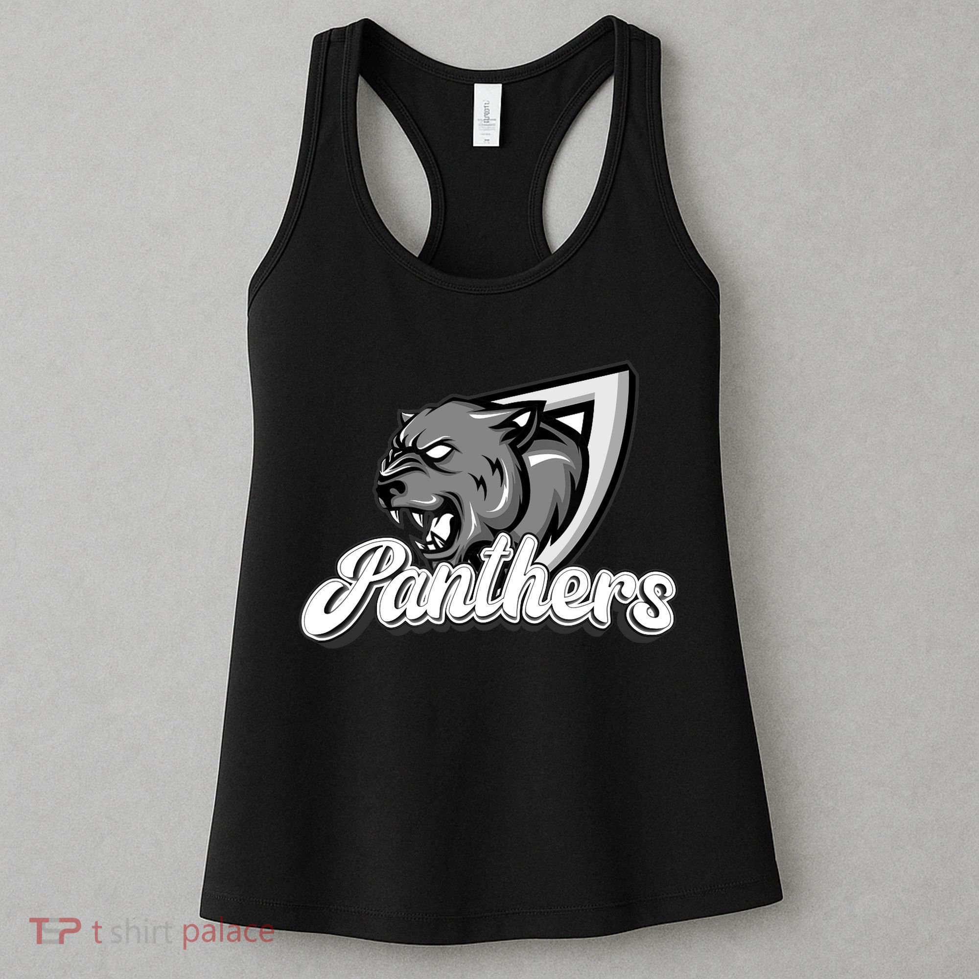 Panthers Fan Team Supporter Sports Animal Wildlife Lover Women's Tank Top