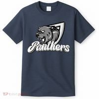 Panthers Fan Team Supporter Sports Animal Wildlife Lover T-Shirt thumb 0