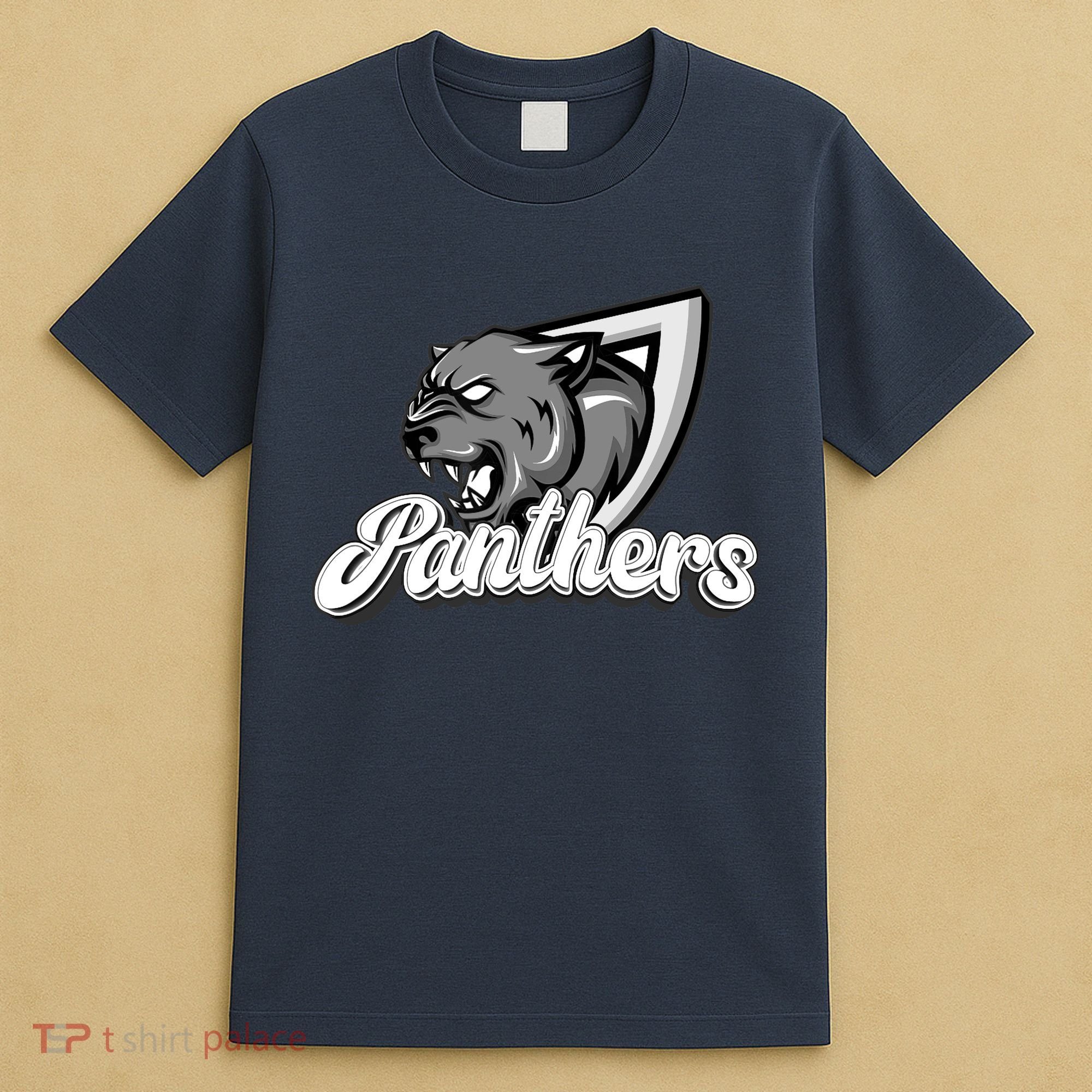Panthers Fan Team Supporter Sports Animal Wildlife Lover T-Shirt