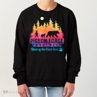 Pigeon Forge Tennessee Bear Great Smoky Mountains Tie Dye Women's Sweatshirt thumb 0