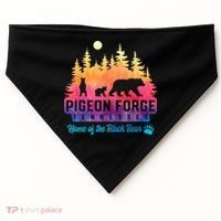 Pigeon Forge Tennessee Bear Great Smoky Mountains Tie Dye USA-Made Doggie Bandana thumb 0