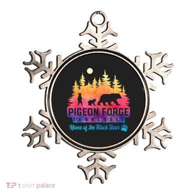 Pigeon Forge Tennessee Bear Great Smoky Mountains Tie Dye Ornament