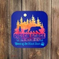 Pigeon Forge Tennessee Bear Great Smoky Mountains Tie Dye Coaster thumb 0