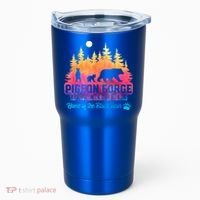 Pigeon Forge Tennessee Bear Great Smoky Mountains Tie Dye Tumbler thumb 0