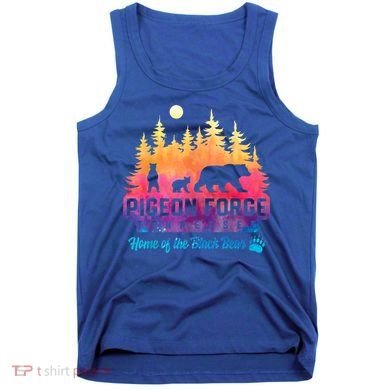 Pigeon Forge Tennessee Bear Great Smoky Mountains Tie Dye Tank Top
