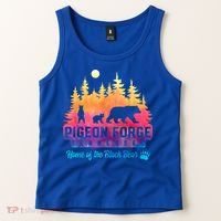 Pigeon Forge Tennessee Bear Great Smoky Mountains Tie Dye Tank Top thumb 2