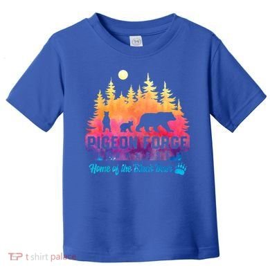 Pigeon Forge Tennessee Bear Great Smoky Mountains Tie Dye Toddler T-Shirt