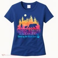 Pigeon Forge Tennessee Bear Great Smoky Mountains Tie Dye Women's T-Shirt thumb 0