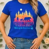 Pigeon Forge Tennessee Bear Great Smoky Mountains Tie Dye Women's T-Shirt thumb 2