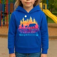 Pigeon Forge Tennessee Bear Great Smoky Mountains Tie Dye Kids Hoodie thumb 3