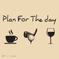 Plan For The Day Coffee Golf Wine Tote Bag thumb 4