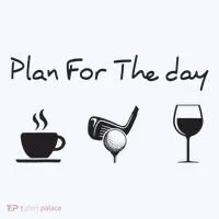 Plan For The Day Coffee Golf Wine Bucket Hat thumb 4