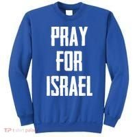 Pray For The Peace Of Jerusalem & Pray For Israel Pro Jewish Sweatshirt thumb 0