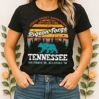 Pigeon Forge Tennessee Great Smoky Mountains Trip Gifts Women's T-Shirt thumb 2